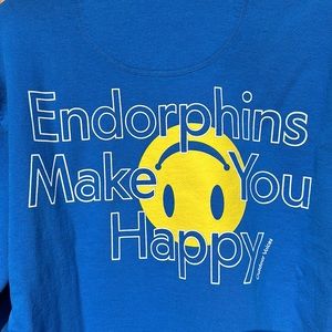 OUTDOOR VOICES “Endorphins Make You Happy” Pullover Sweatshirt, size Small